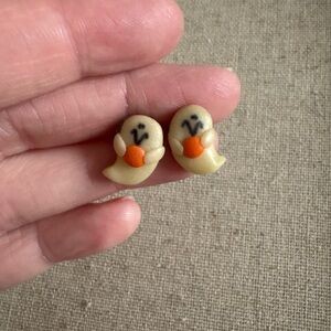 Vintage ghost earrings